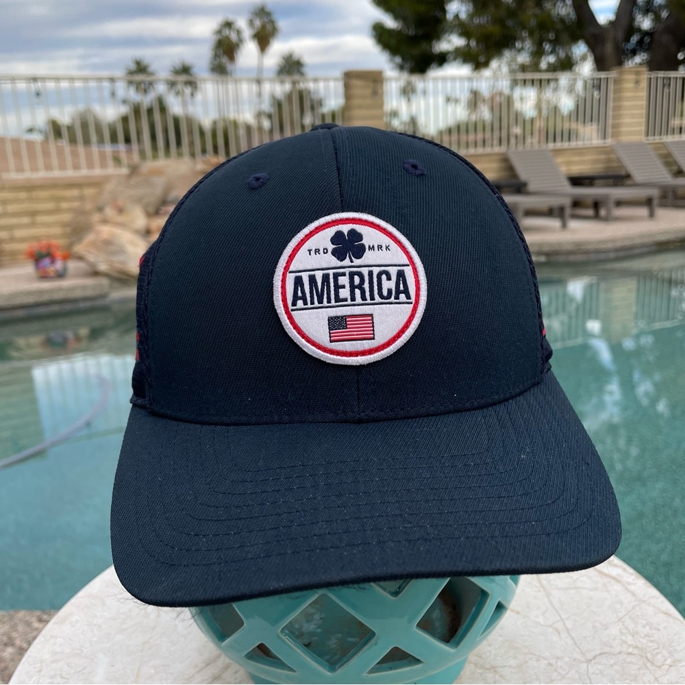 Black Clover Navy Blue "AMERICA" Snapback Cap